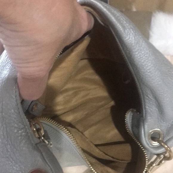 🎉HP 🎉 💖 Jimmy Choo Grained Leather Shoulder Bag - Picture 12 of 15